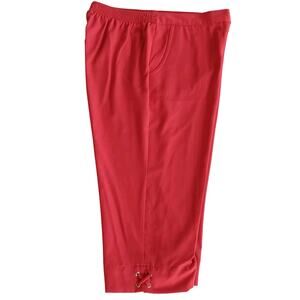 Alfred Dunner Women's Capri Pants Size 10 Petite Elastic Waist Stretch